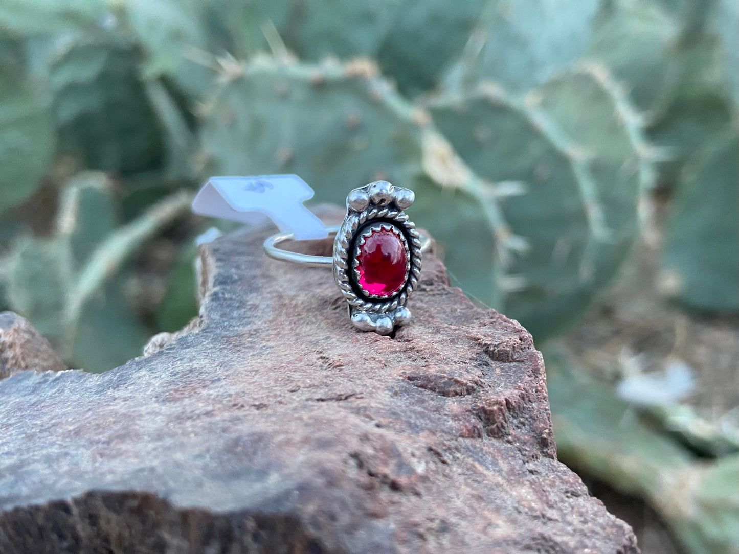 Mini Garnet Ring