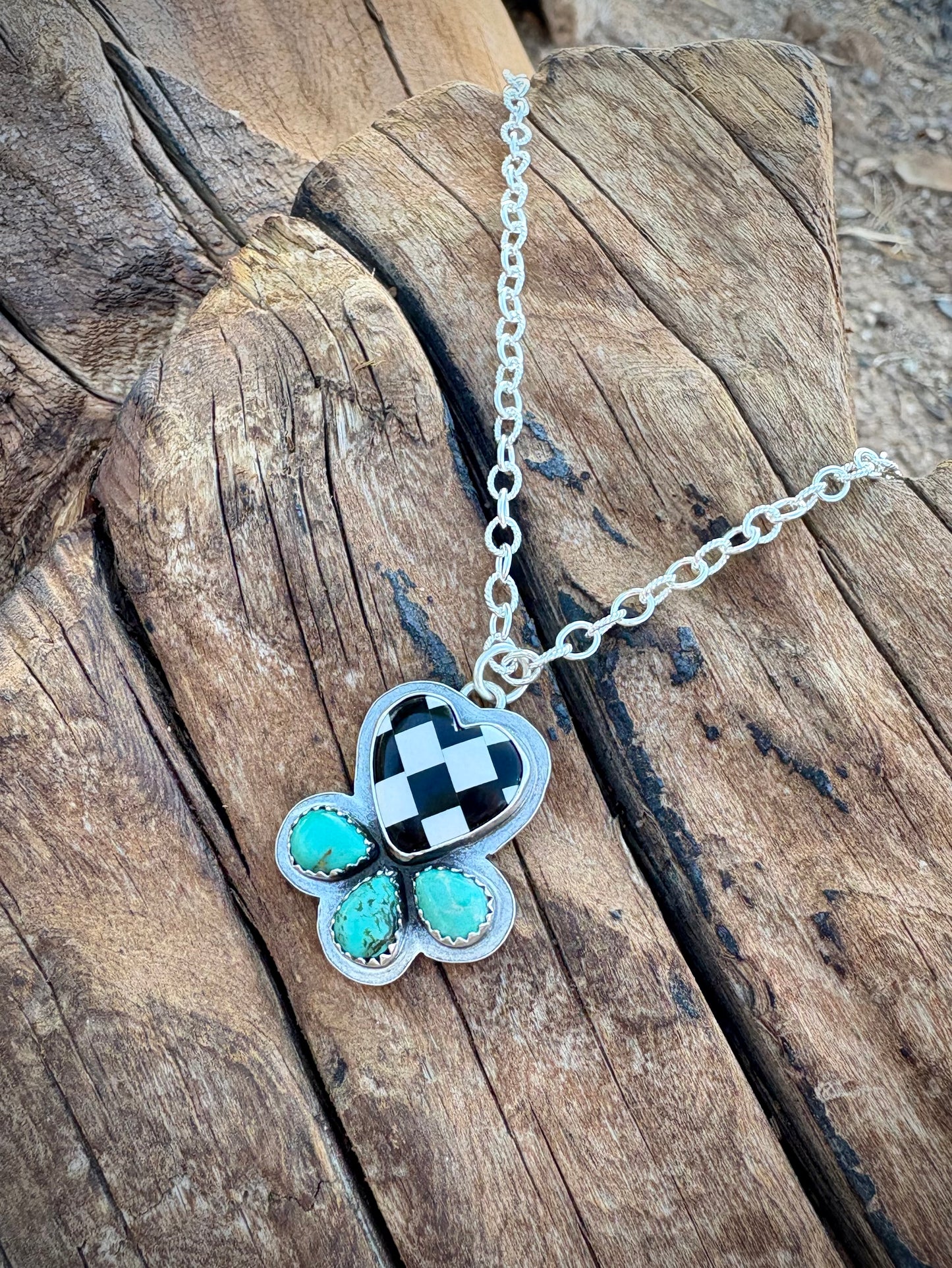Checkered Past Necklace