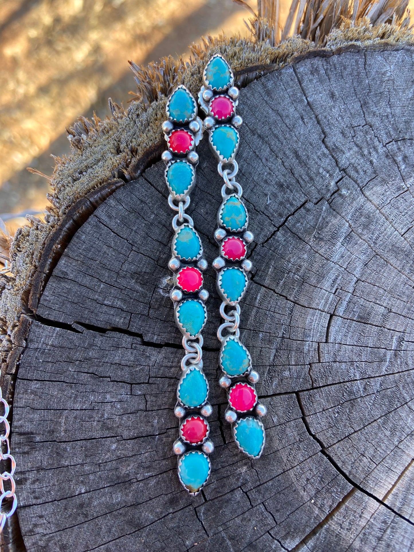 Tall Tale Earrings-pink