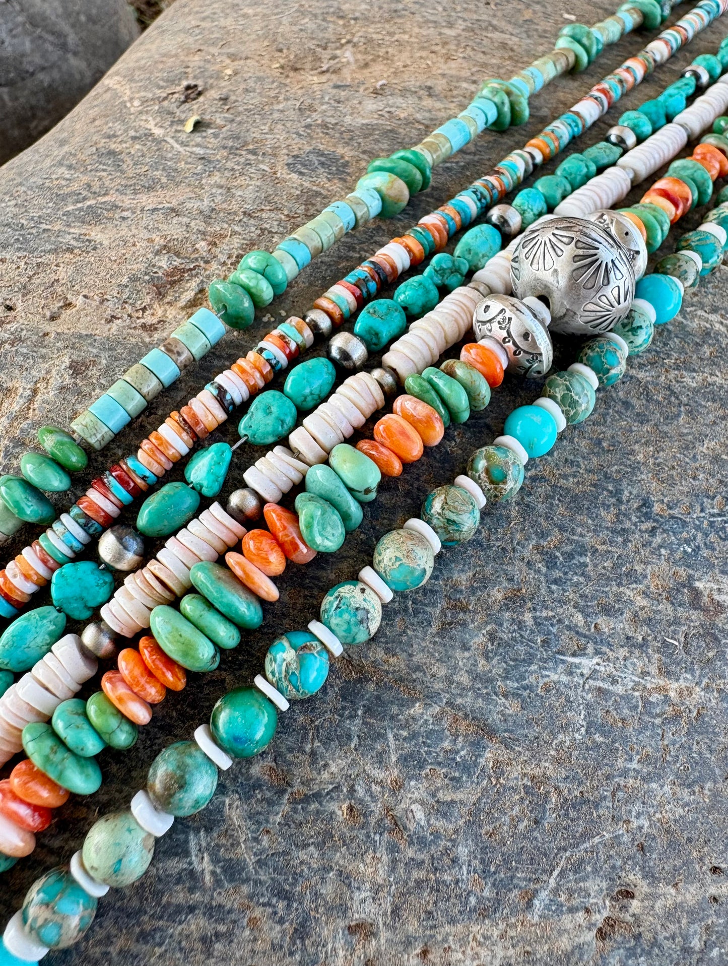 Sunset Heishi Necklace