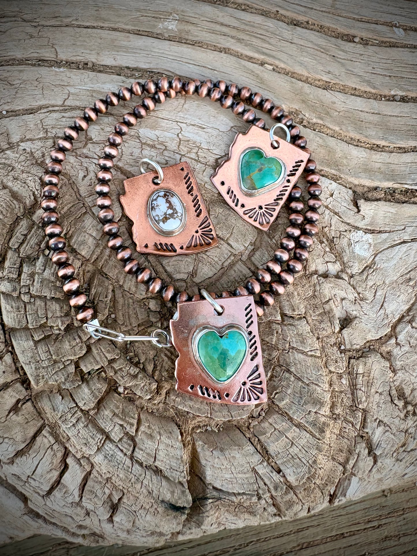 AZ Copper Pendant