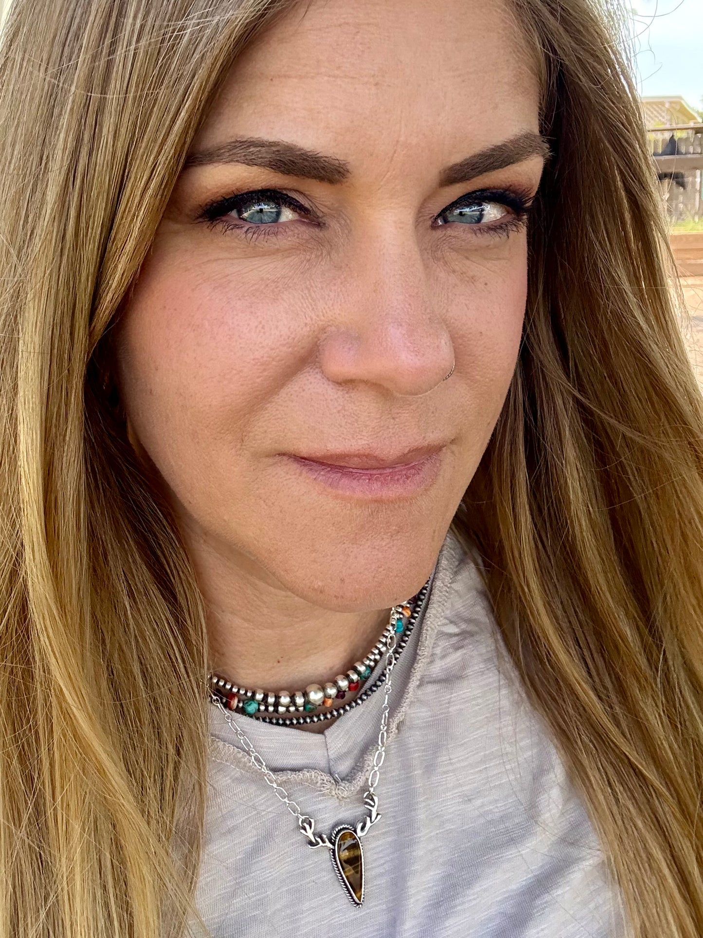 Hello, Deer Necklace