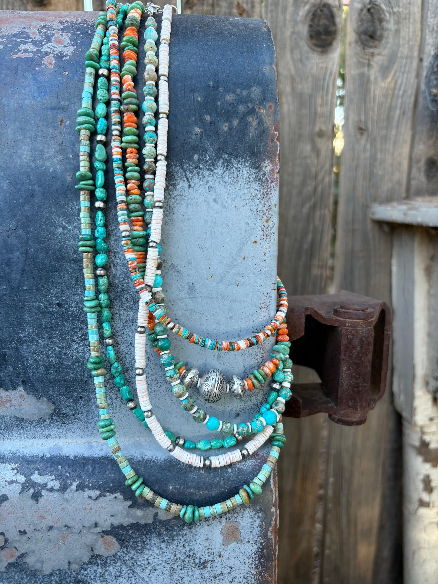 Long Turquoise Necklace
