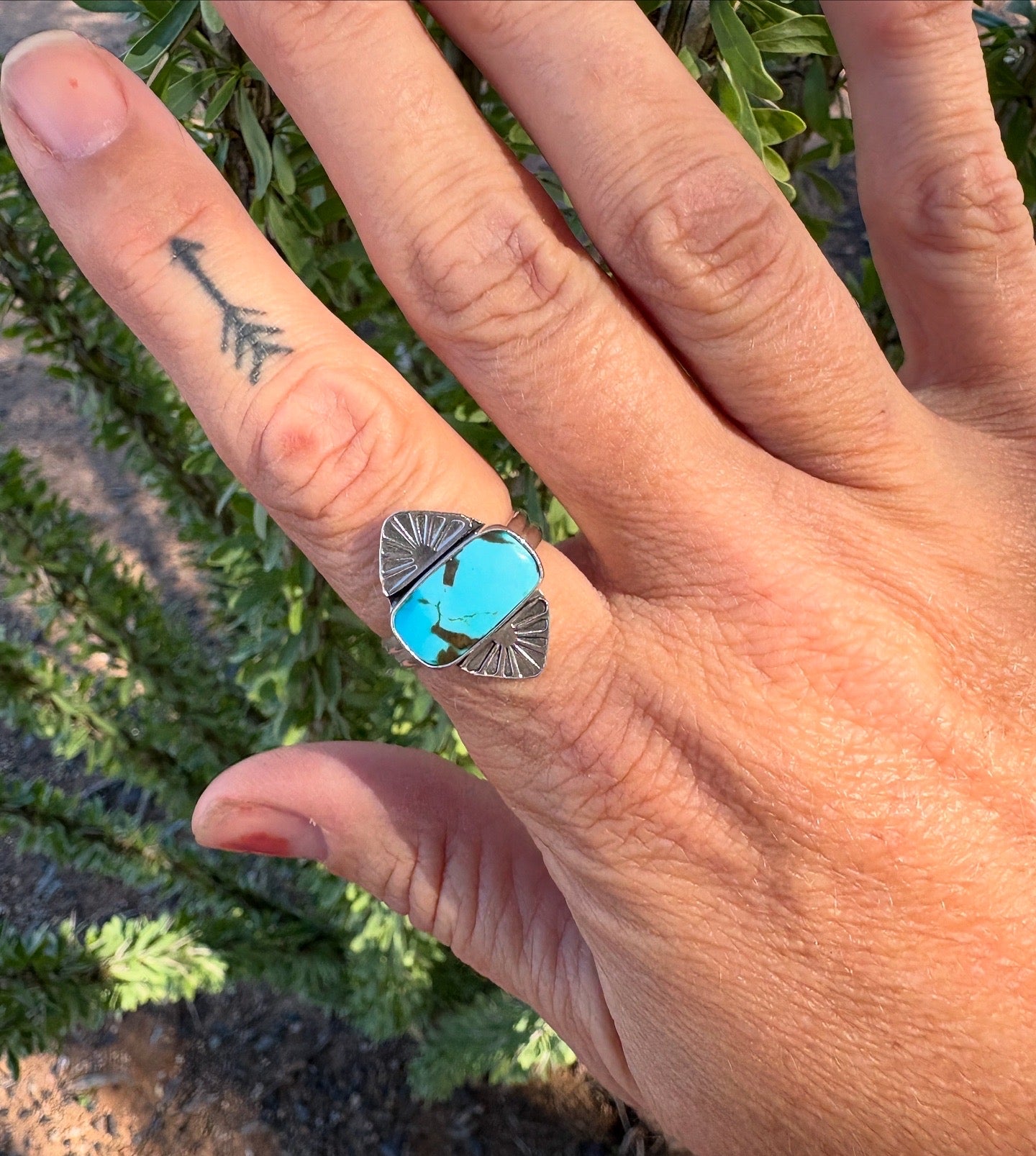 Aztec Blue Ring