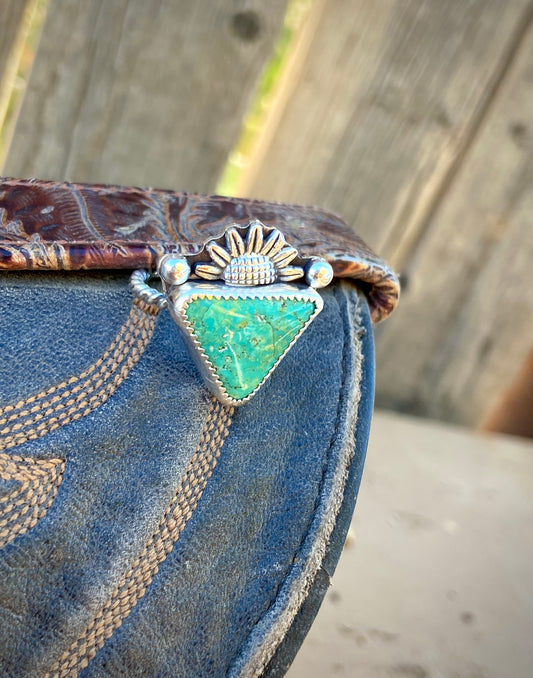 Sunflower Turquoise ring