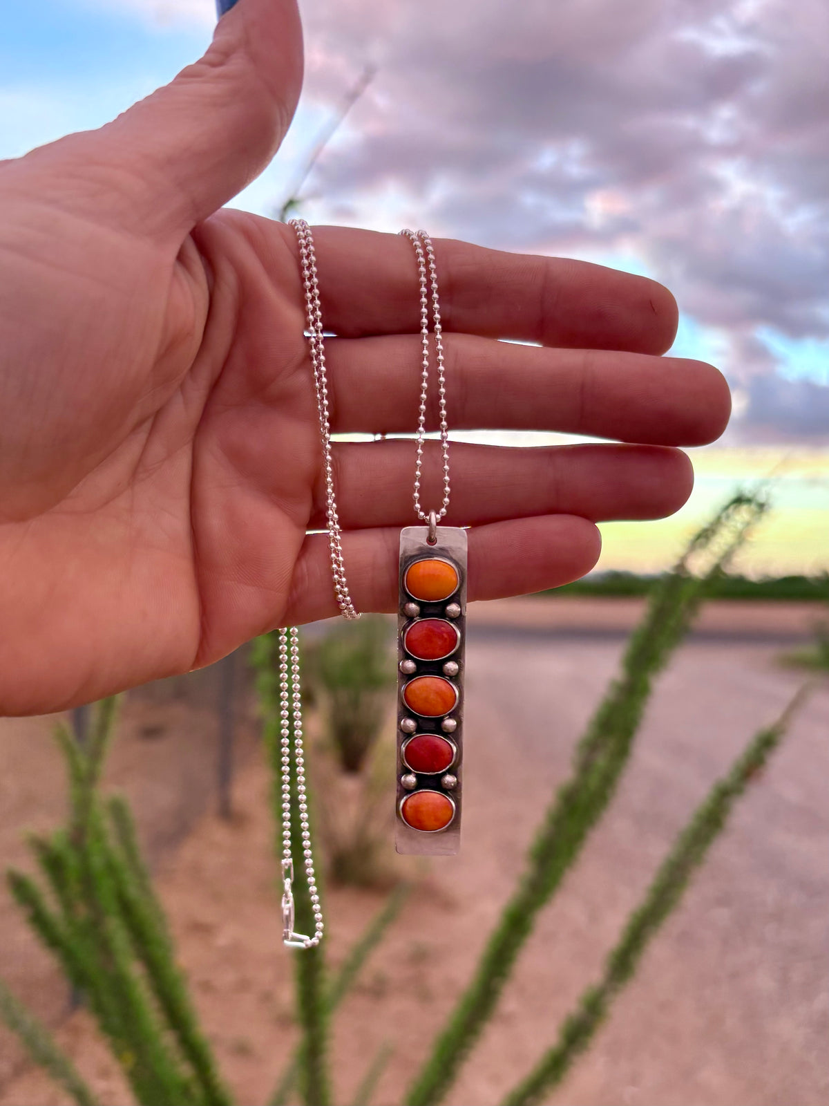 Sunset Canyon Crawler Necklace