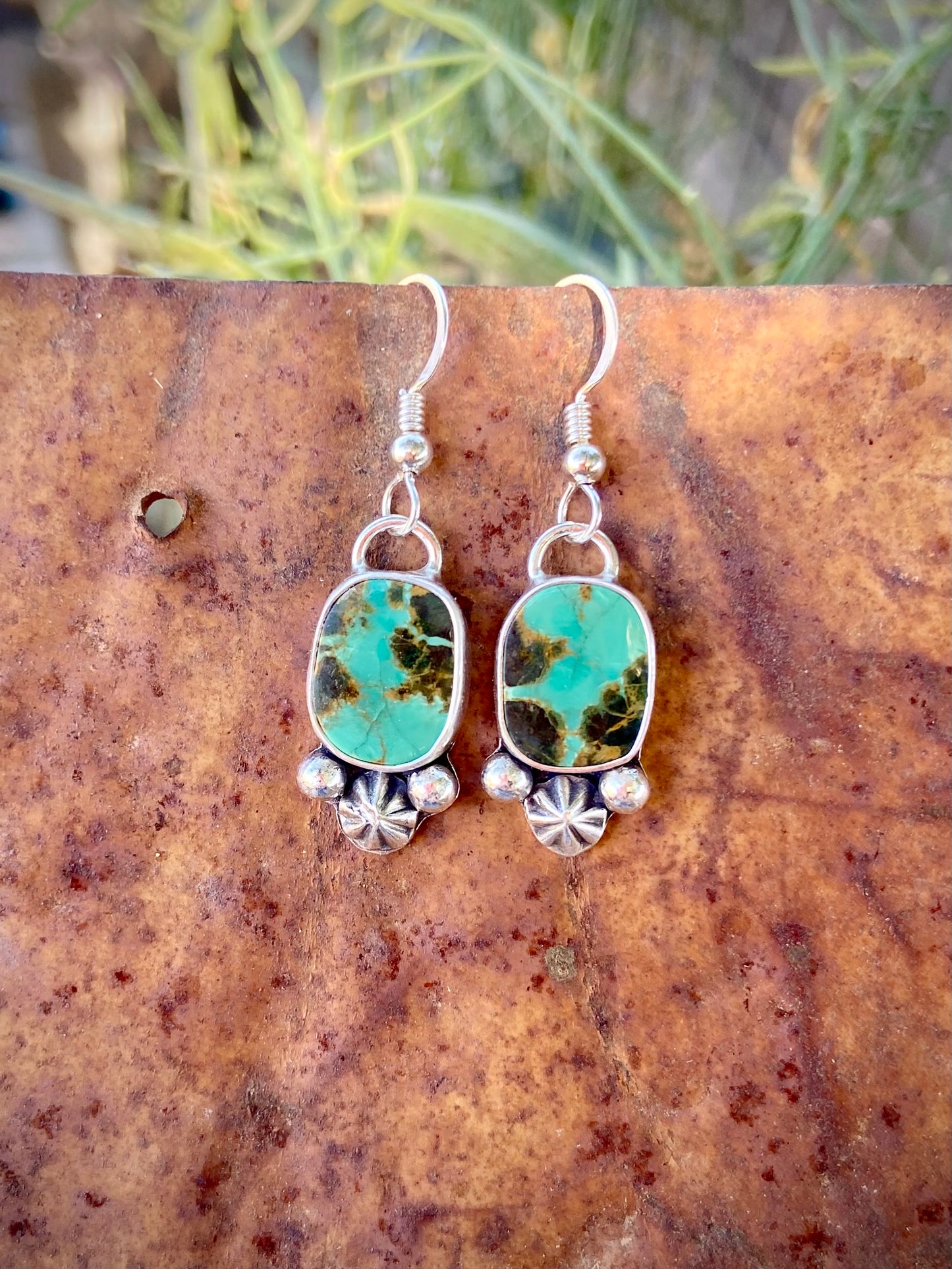 Green Hue Hubei Earrings