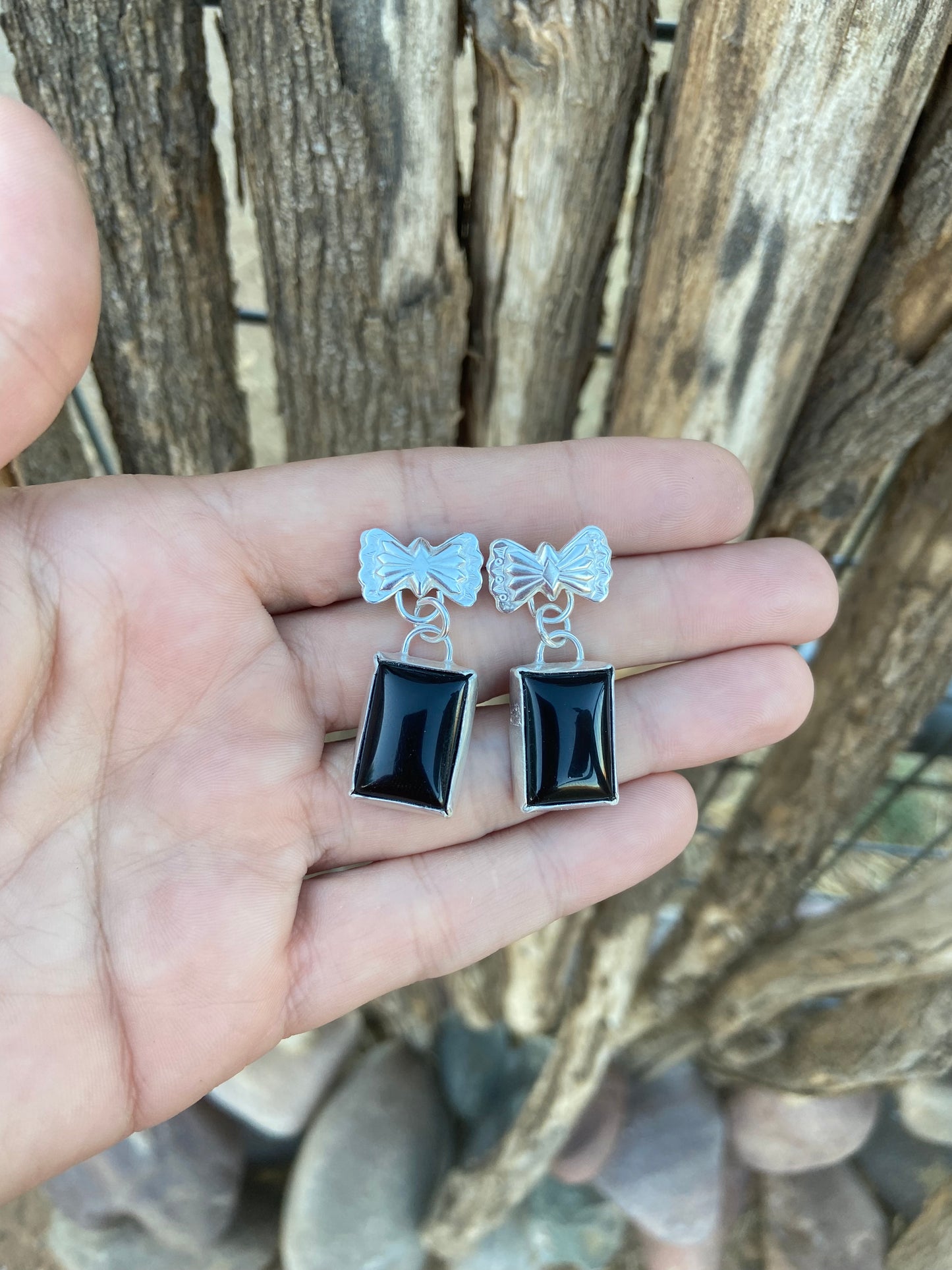 Tuxedo onyx Earrings