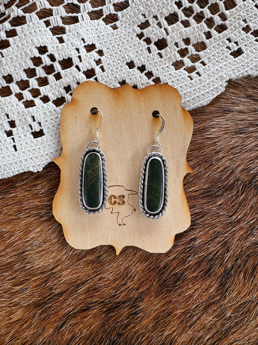Deep Green Earring