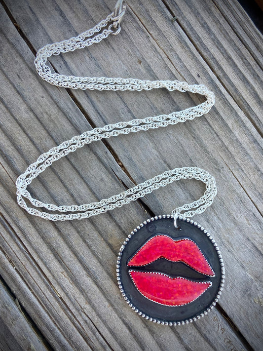 Hot Lips Necklace