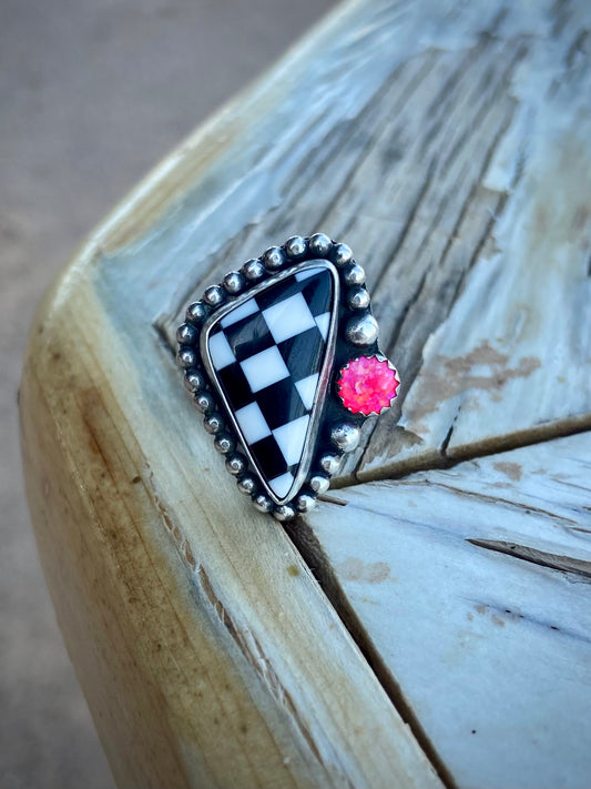 Checkered Past Ring