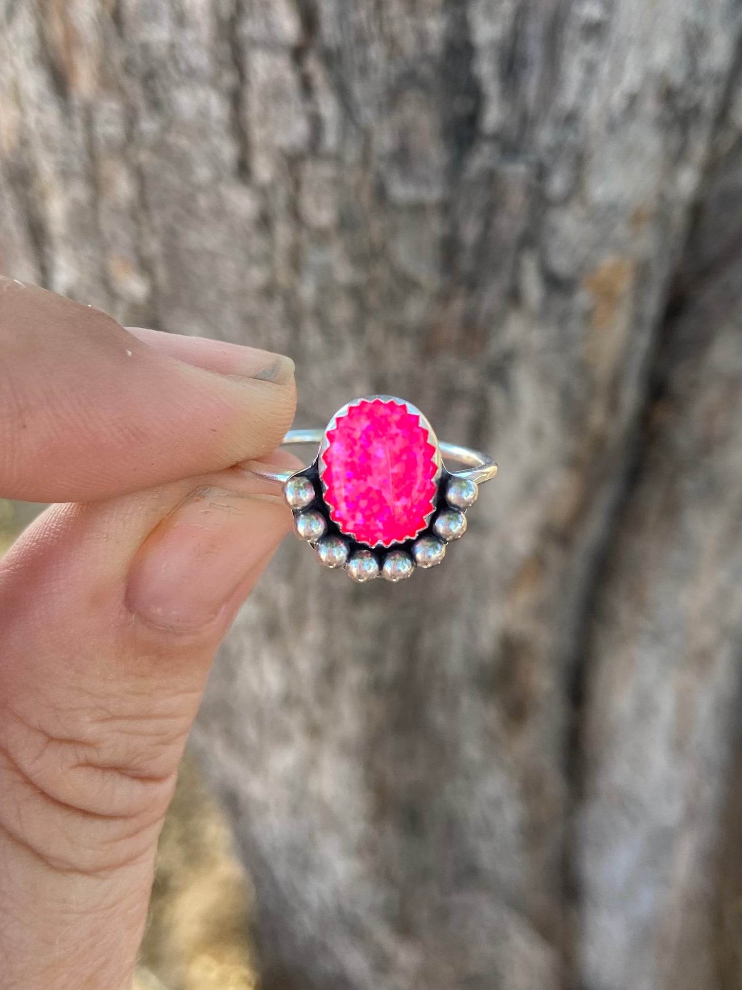 Hot Pink Ring