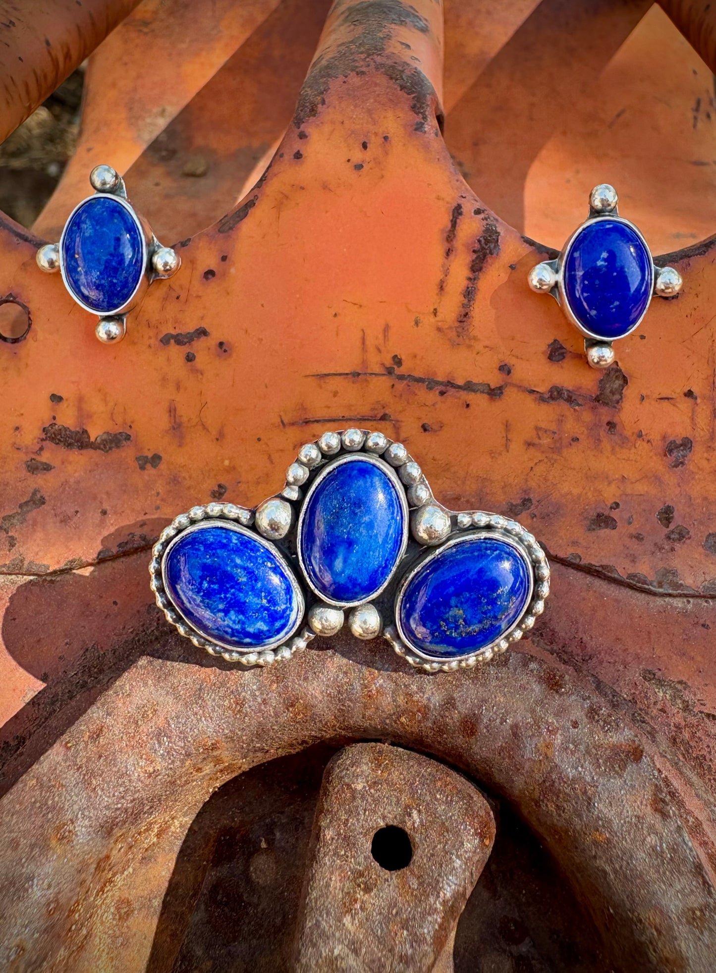 Lapis earrings