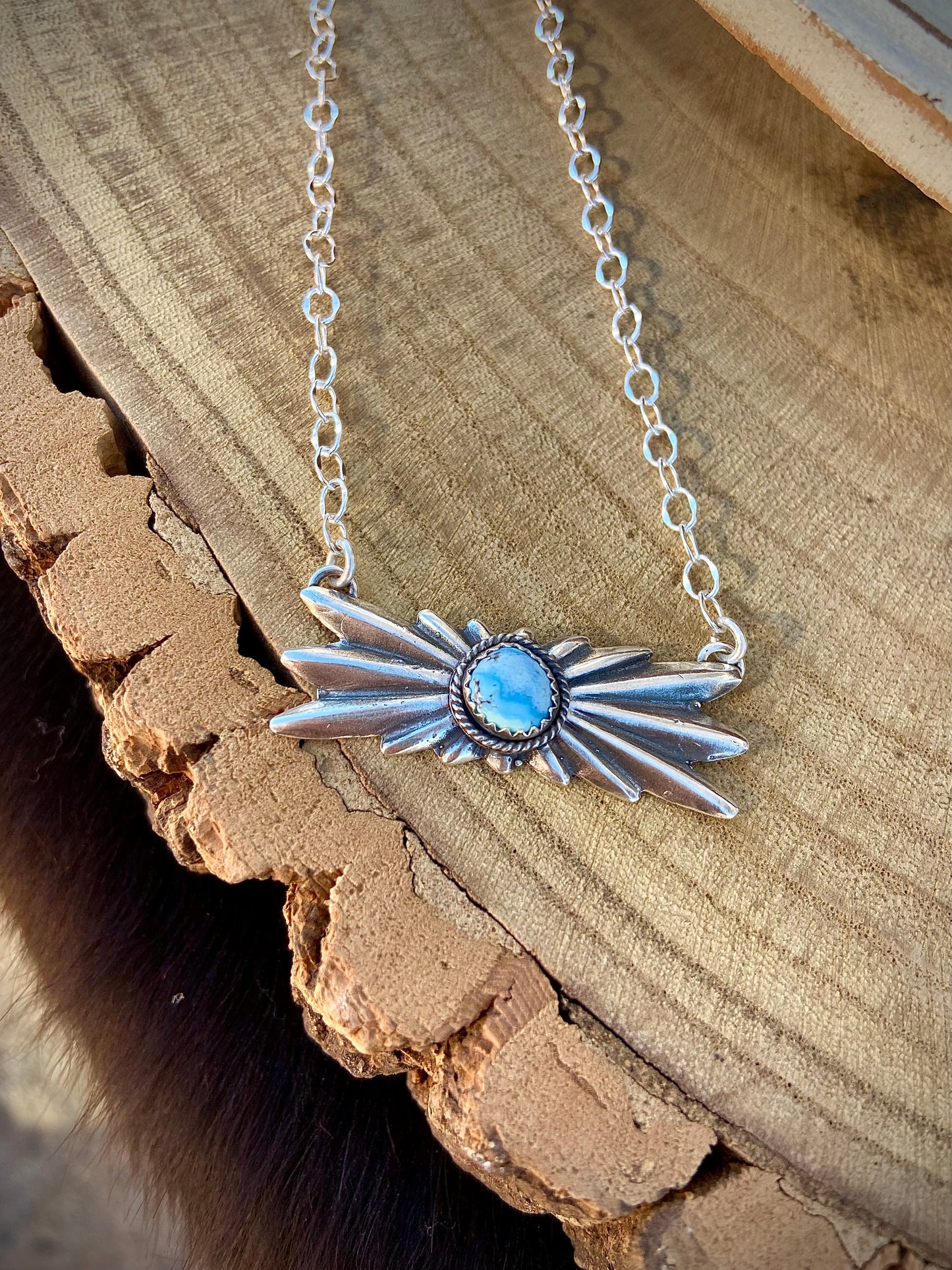 Turquoise Burst Necklace