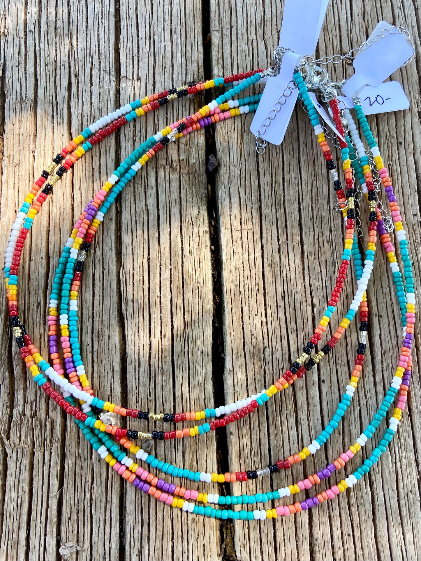 Serape Beaded Necklace