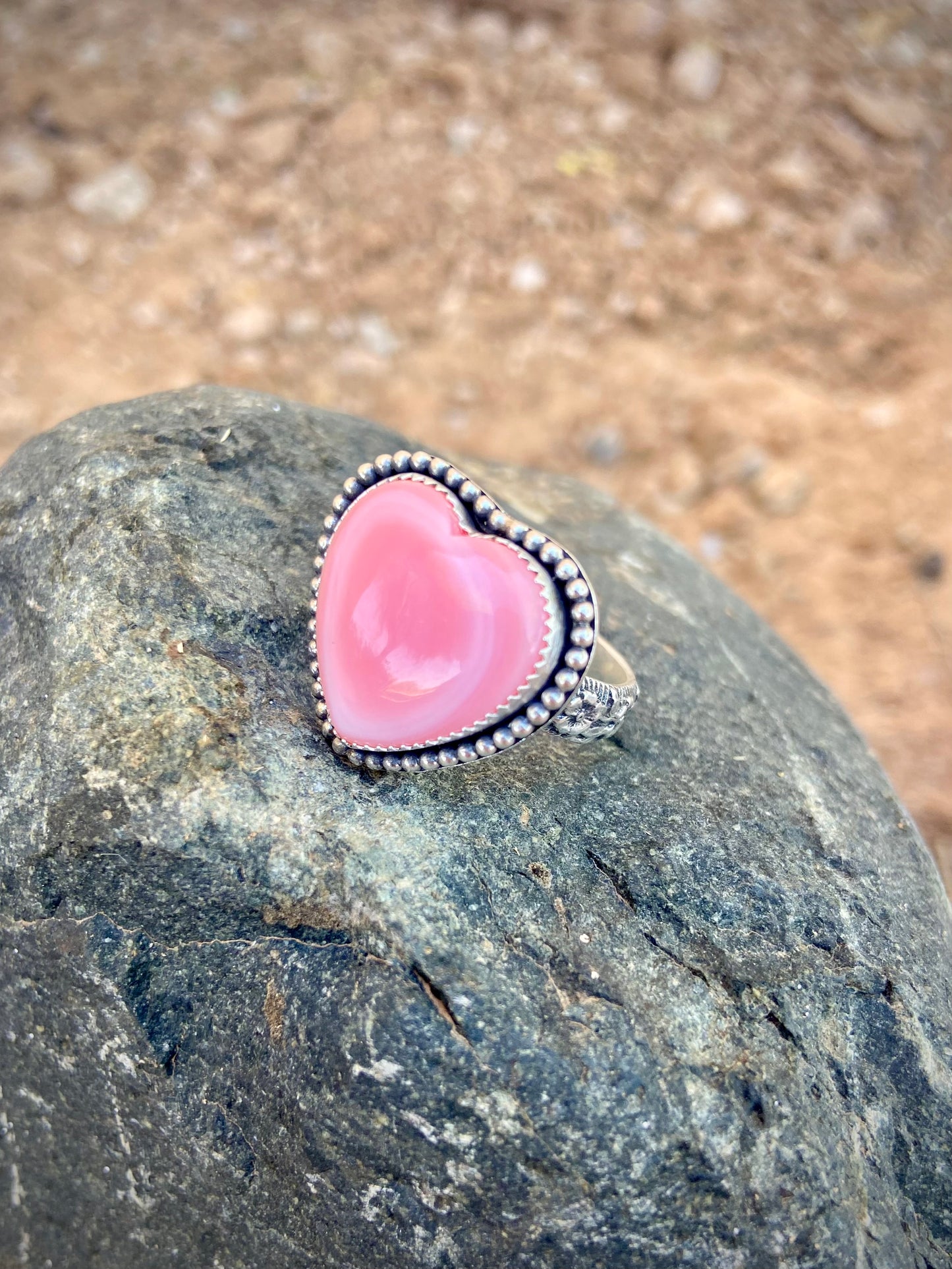 Pink Heart Ring