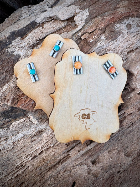 Orange Buckaroo Babe Stud