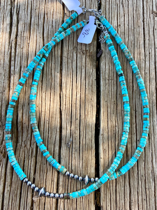 Beaded Variscite Necklace