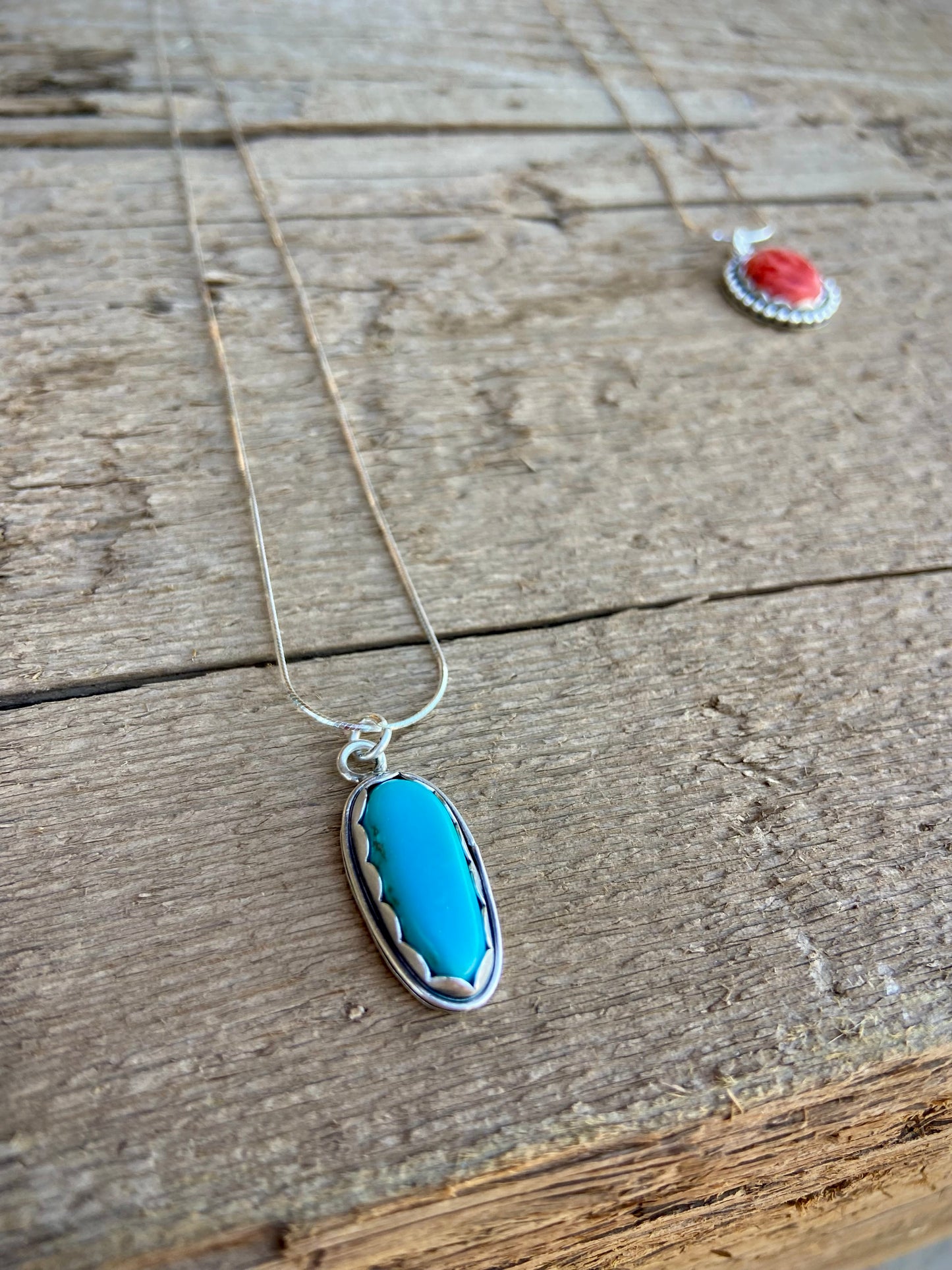 Turquoise Drop Necklace