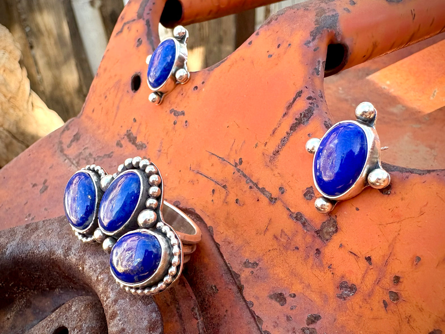 Lapis earrings