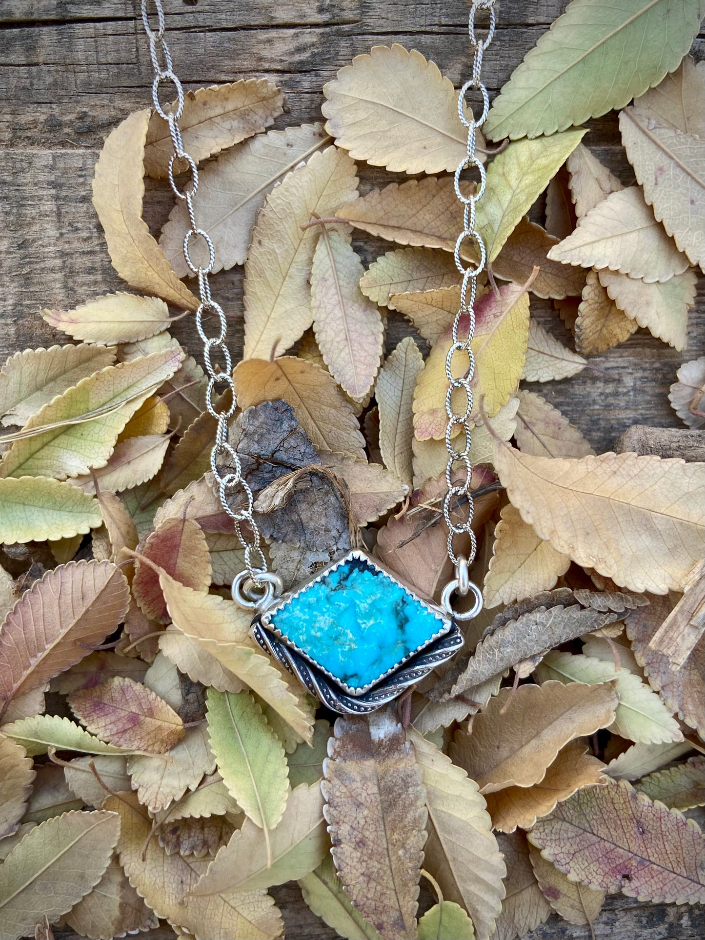 Turquoise Diamond Necklace