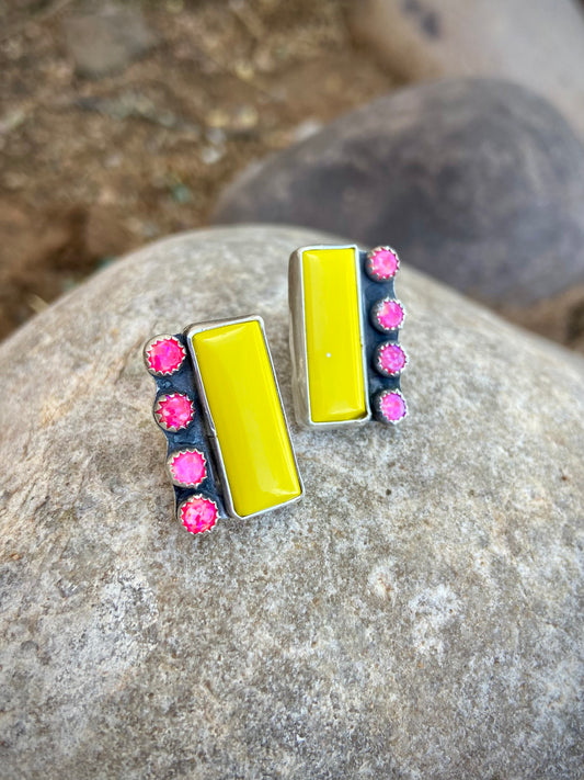 Pink Lemonade Earrings