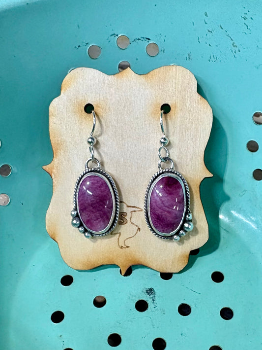 Plum Crazy Earrings