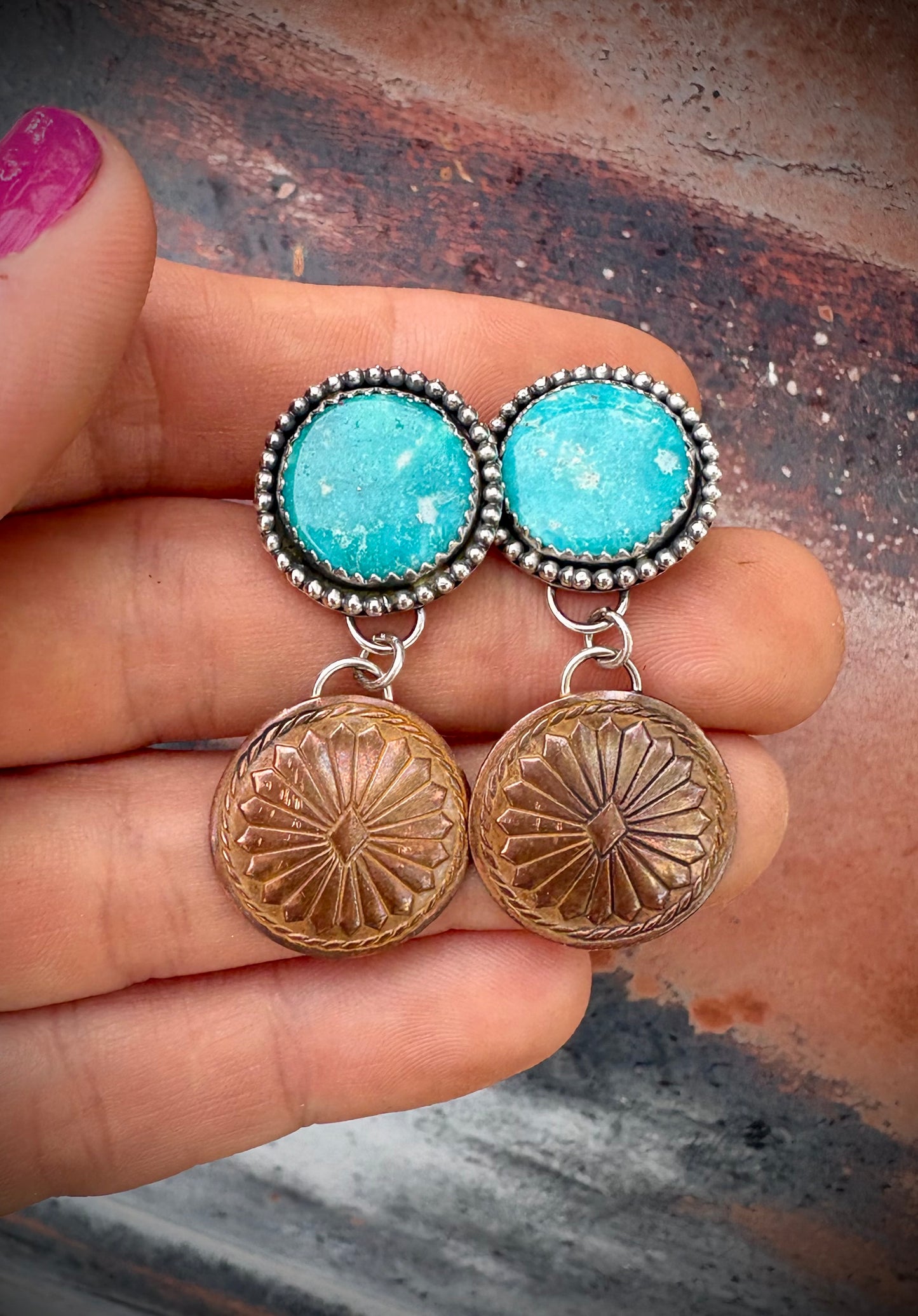 Weathered Woman Earrings