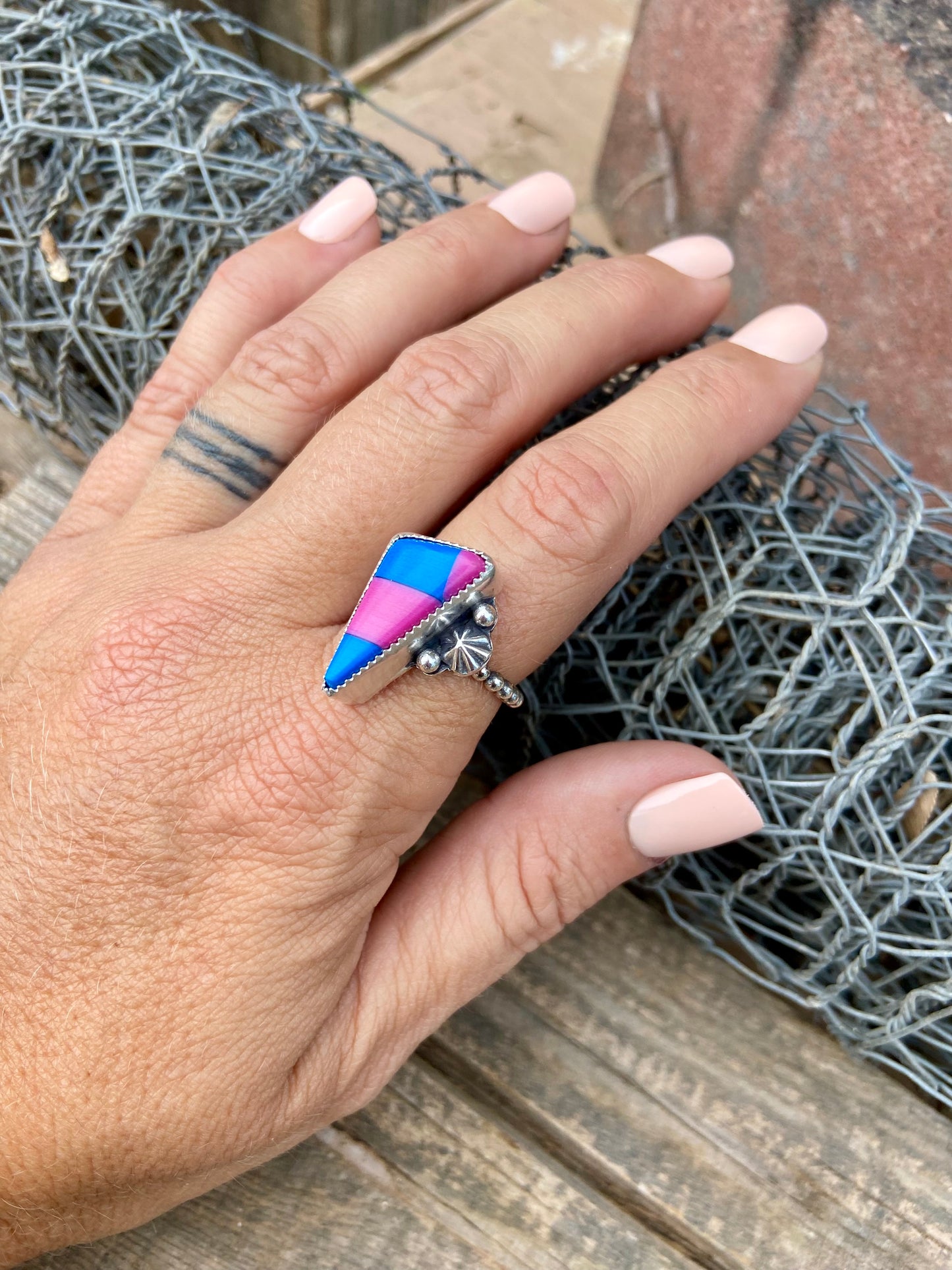 Blue/Pink Ring