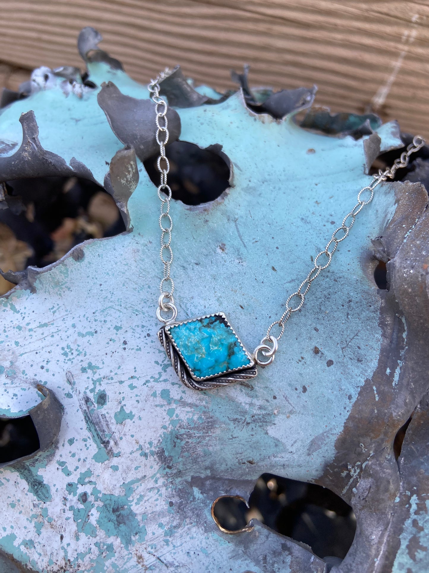 Turquoise Diamond Necklace