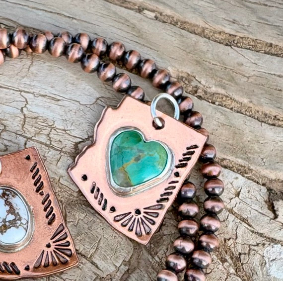 AZ Copper Pendant