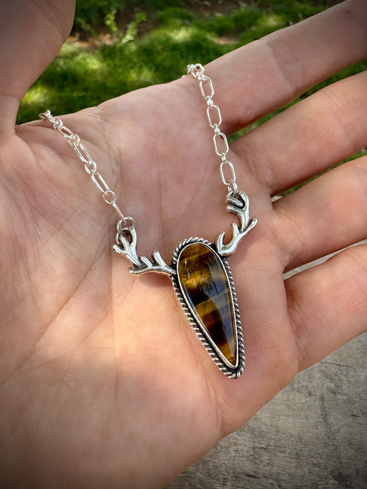 Hello, Deer Necklace