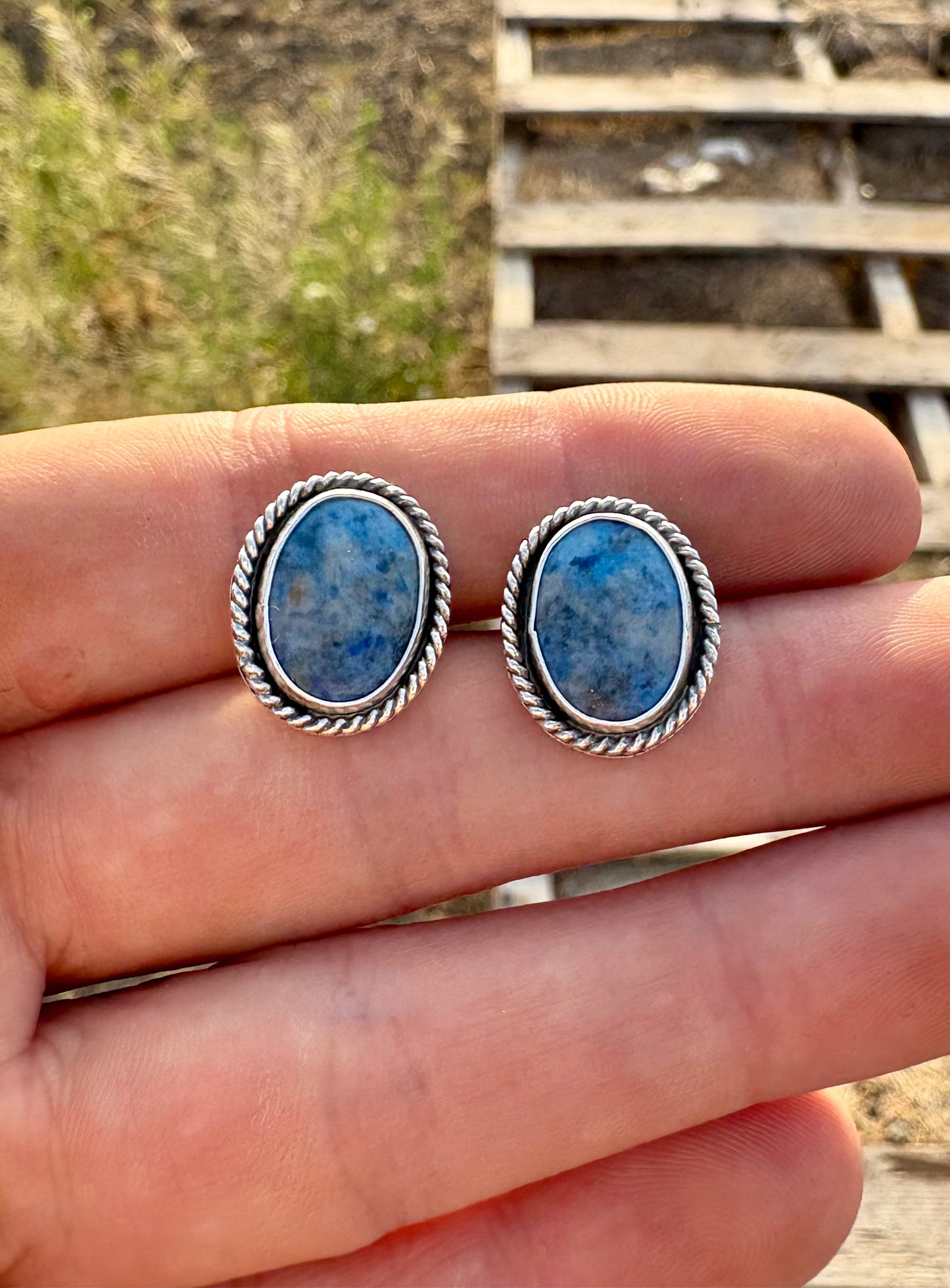 Blue Jeans Earrings