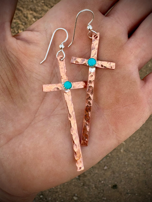 Cross Me Earrings