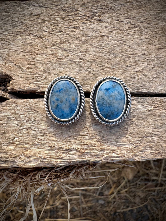Blue Jeans Earrings