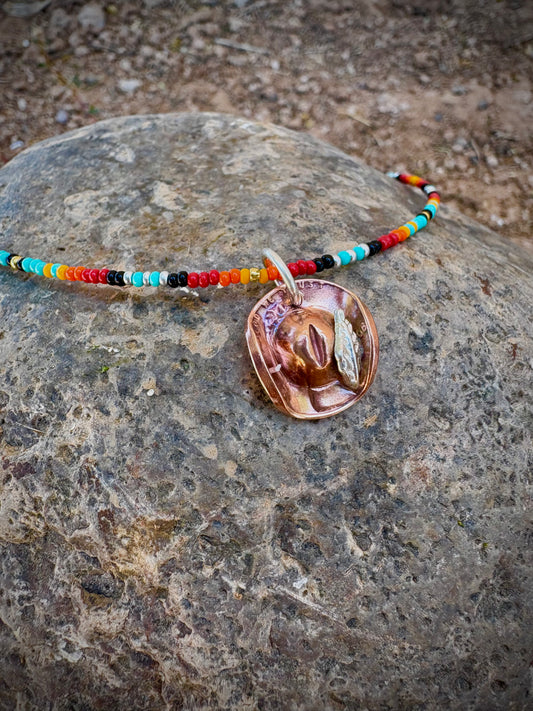 All Hat Penny Necklace