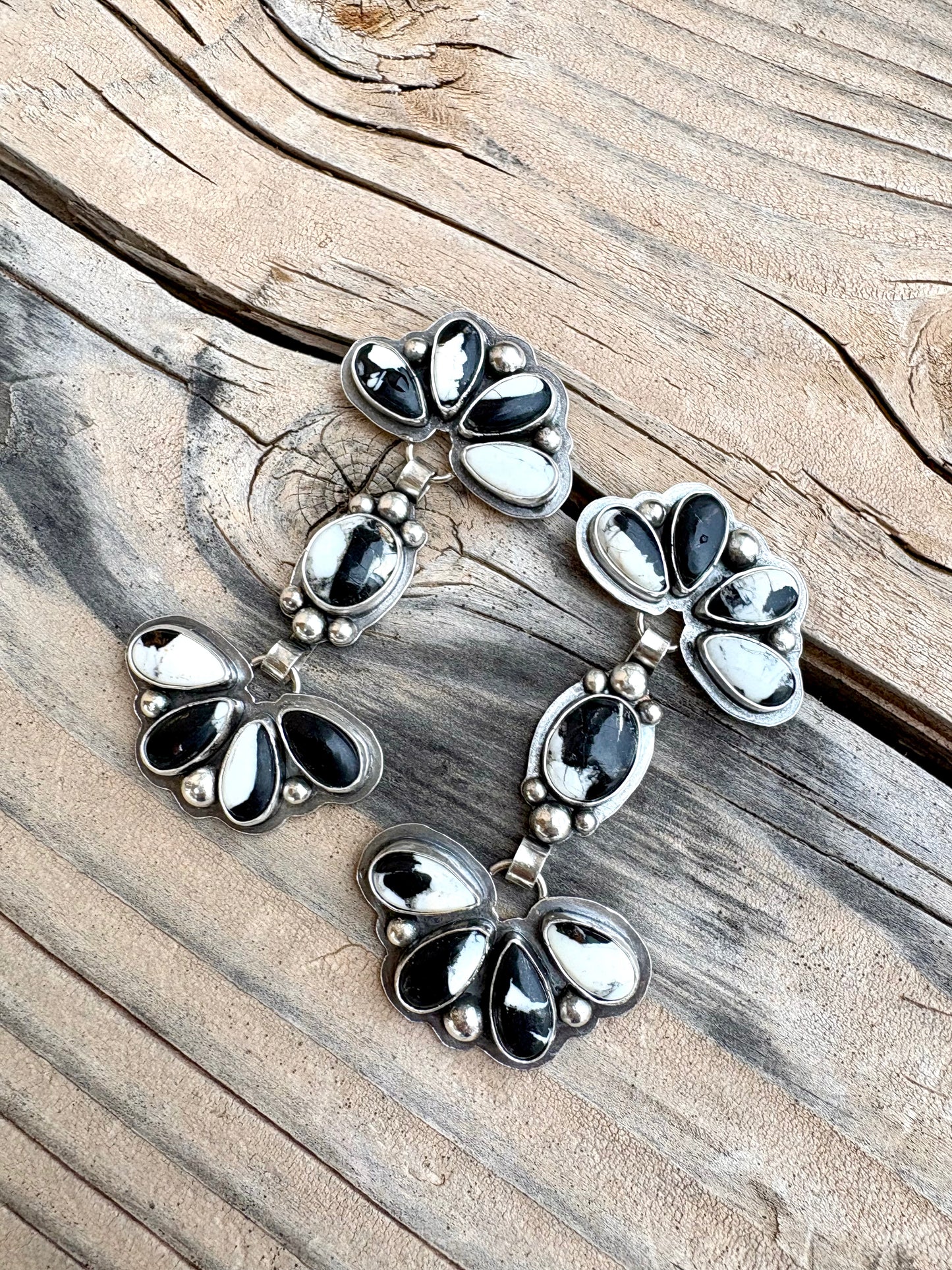 Boujee White Buffalo Earrings