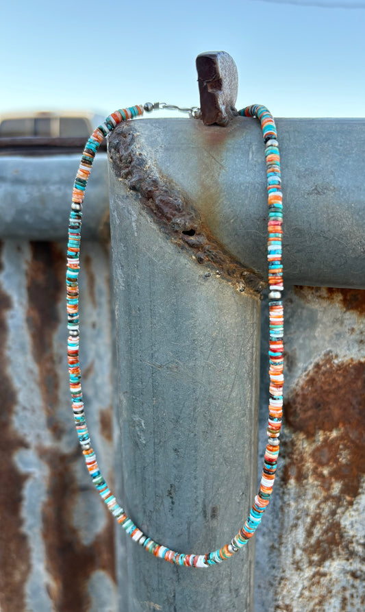 Sunset Heishi Necklace