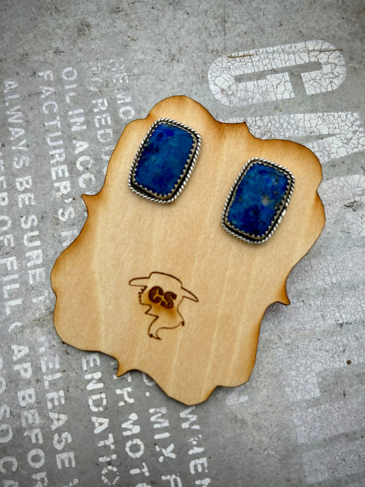 Denim Earrings