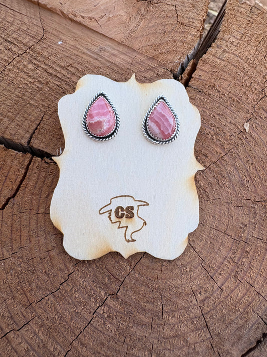 Pink Drop Earrings