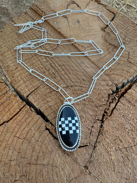 Checkered Necklace