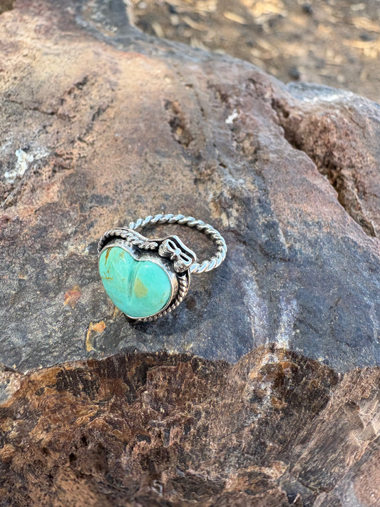 Now Heart Little Cowgirl Ring
