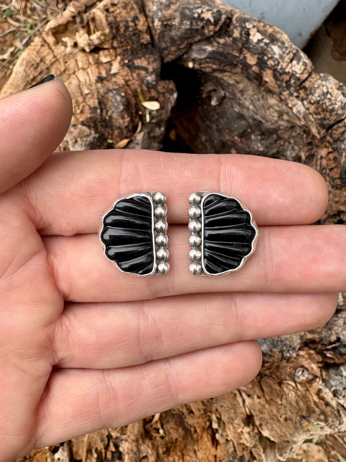 Ruffled Earrings