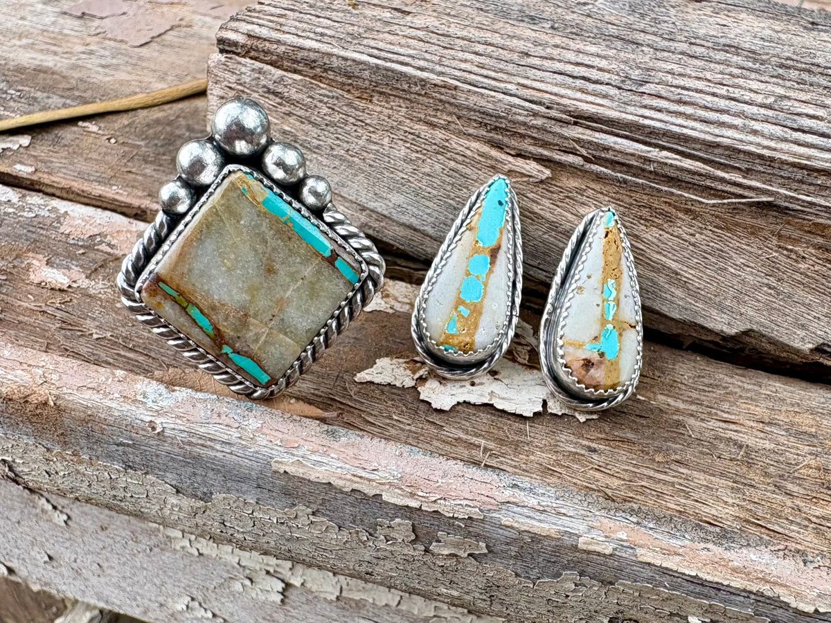 Ribbon Drop Earrings