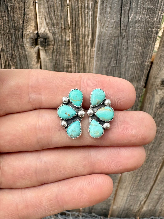 Half Cluster Earrings