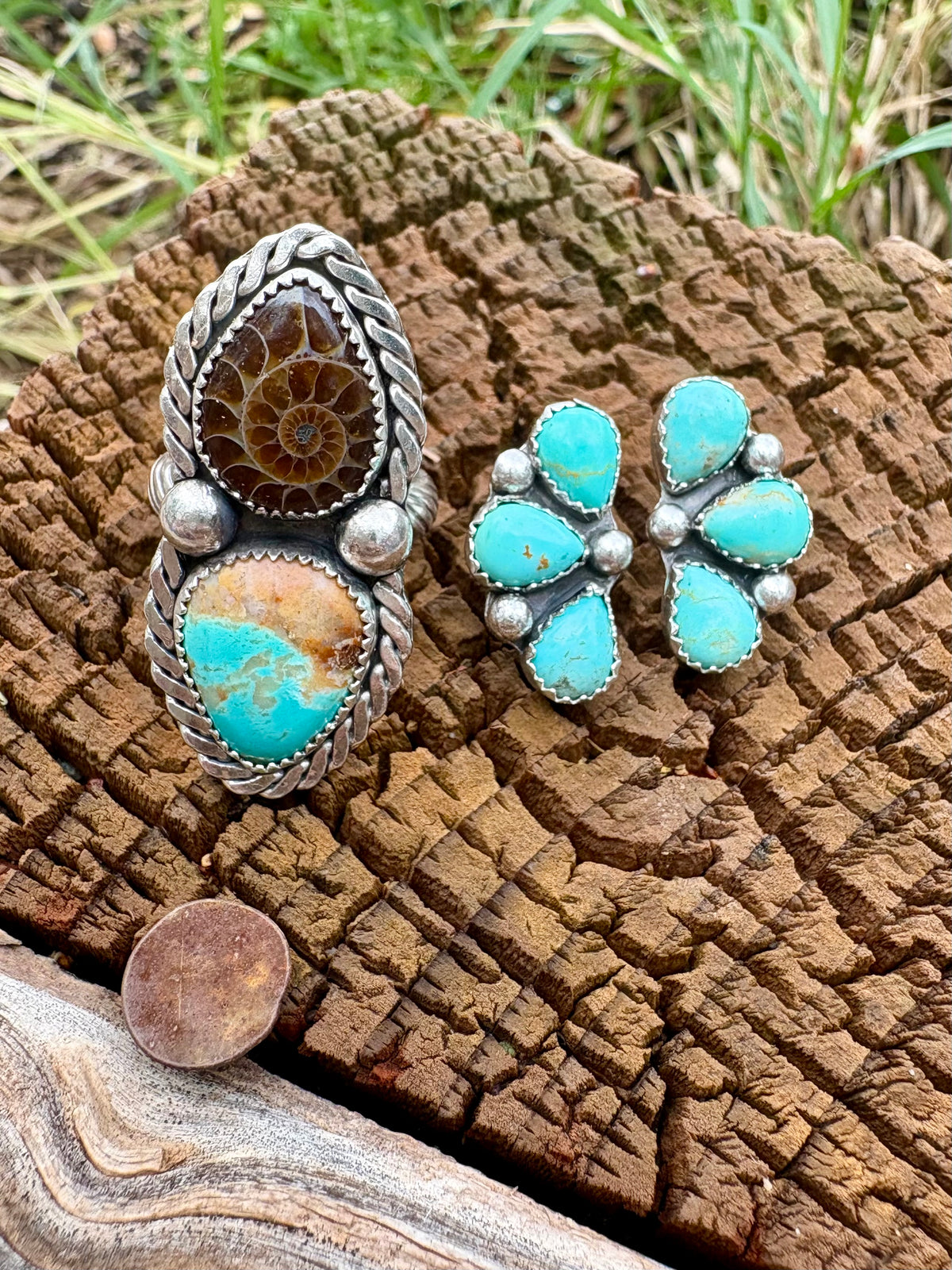 Half Cluster Earrings