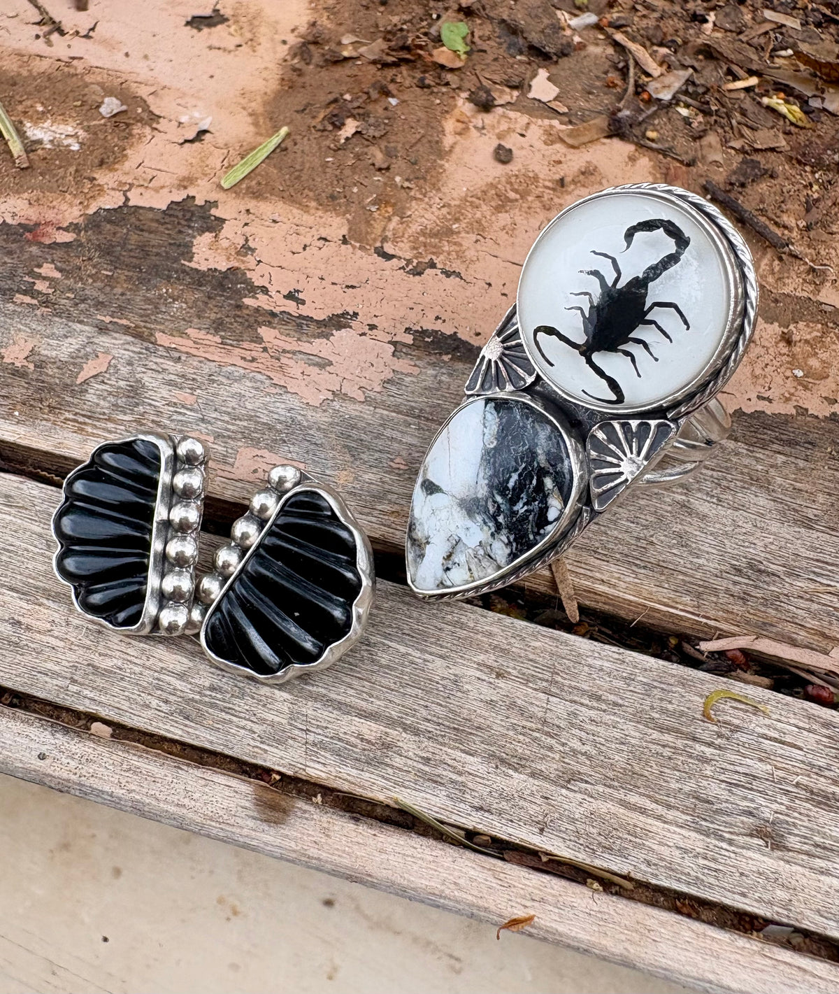 Ruffled Earrings